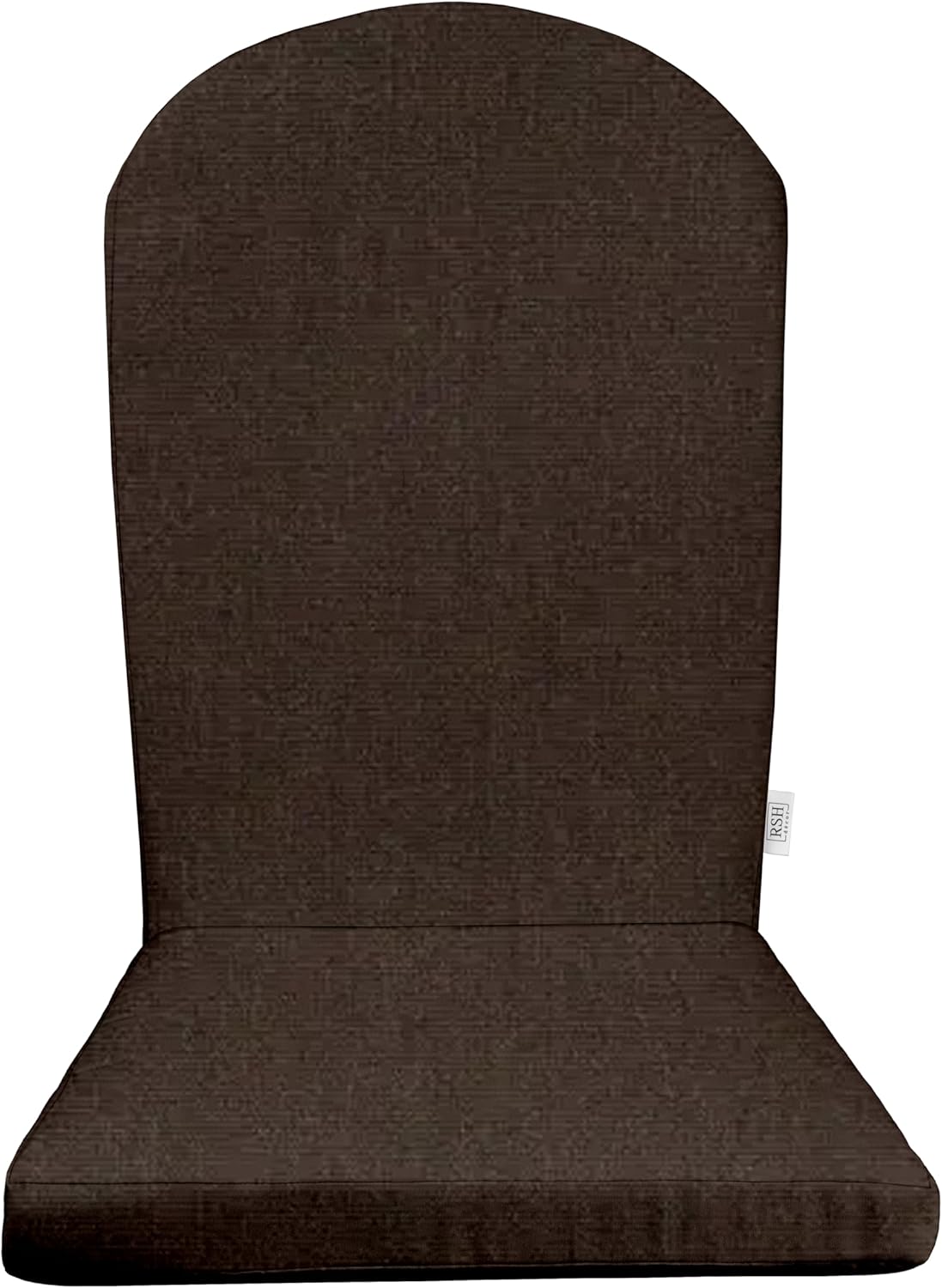 RSH Décor Sunbrella Foam Adirondack Chair Cushion | 48” x 20” x 2” | Performance Fabric | Water and Fade-Resistant | Outdoor Cushion for Patio Furniture | Made in USA (Canvas Java Brown)