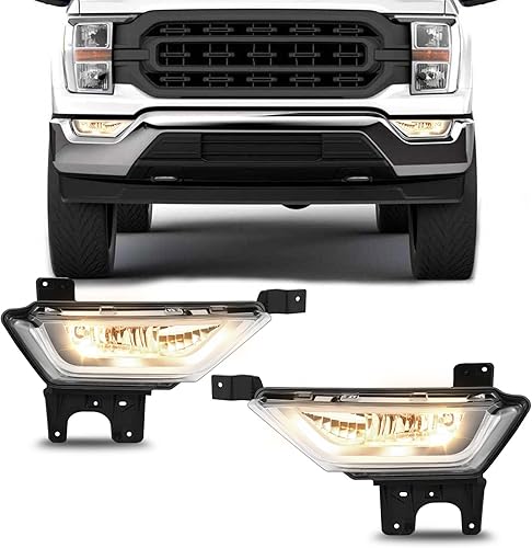 Vomal Faro antiniebla apto para Ford F150 LT 2021 lado del conductor y lado del pasajero