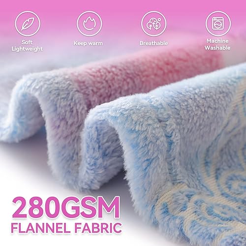 Miniatura 3 de Manta que brilla en la oscuridad, regalos de mariposa para niñas, manta suave de 3, 4, 5, 6, 7, 8, 9, 10 años, juguetes para niñas de 6 a 8 años,