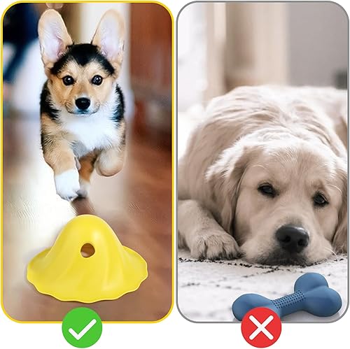 Miniatura 7 de Juguetes de rompecabezas para perros, juguetes de persecución interactiva, dispensador de golosinas, juguetes de enriquecimiento para perros para