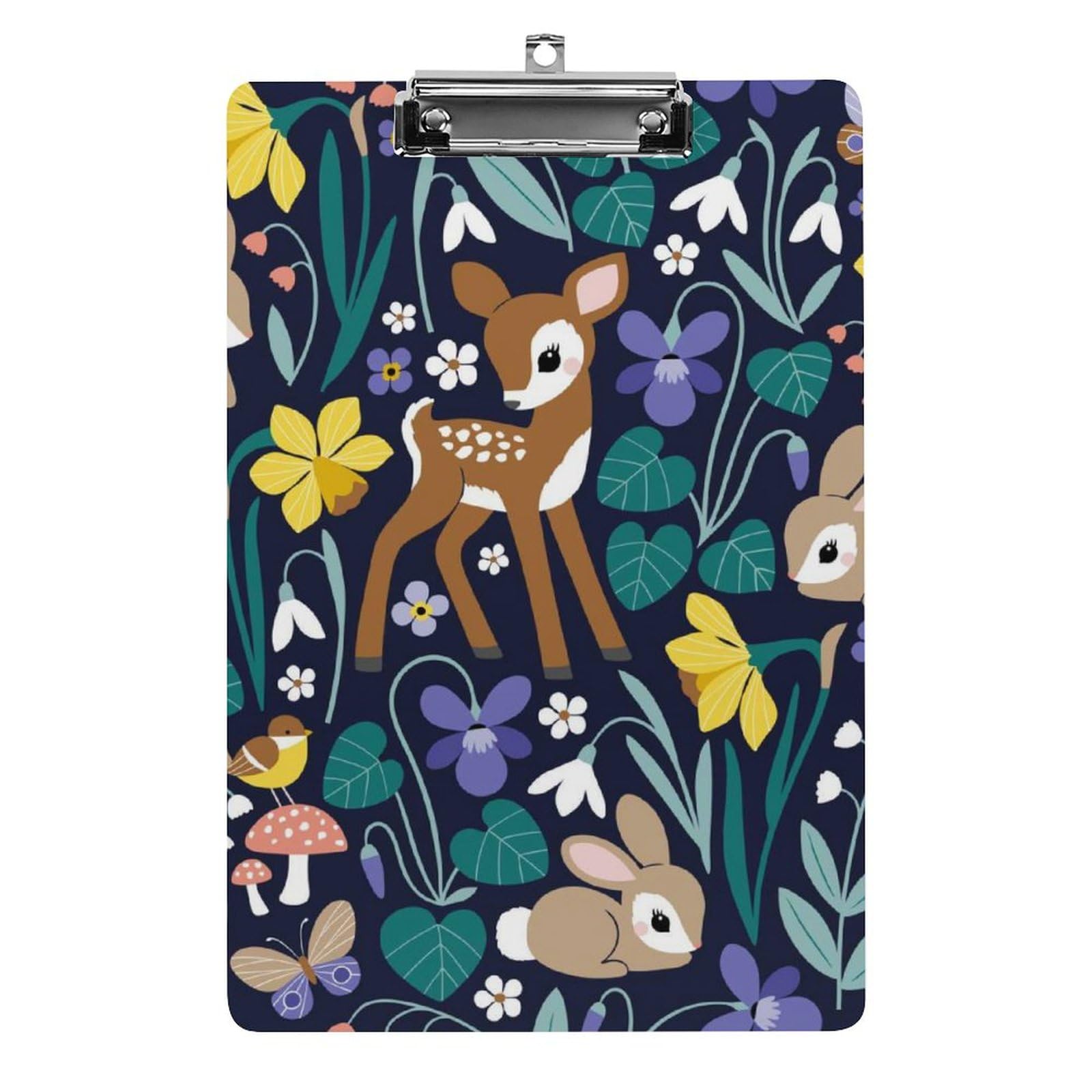 Planchette porte-bloc A4 imprimé cerf pour simplifier la prise de notes - 8