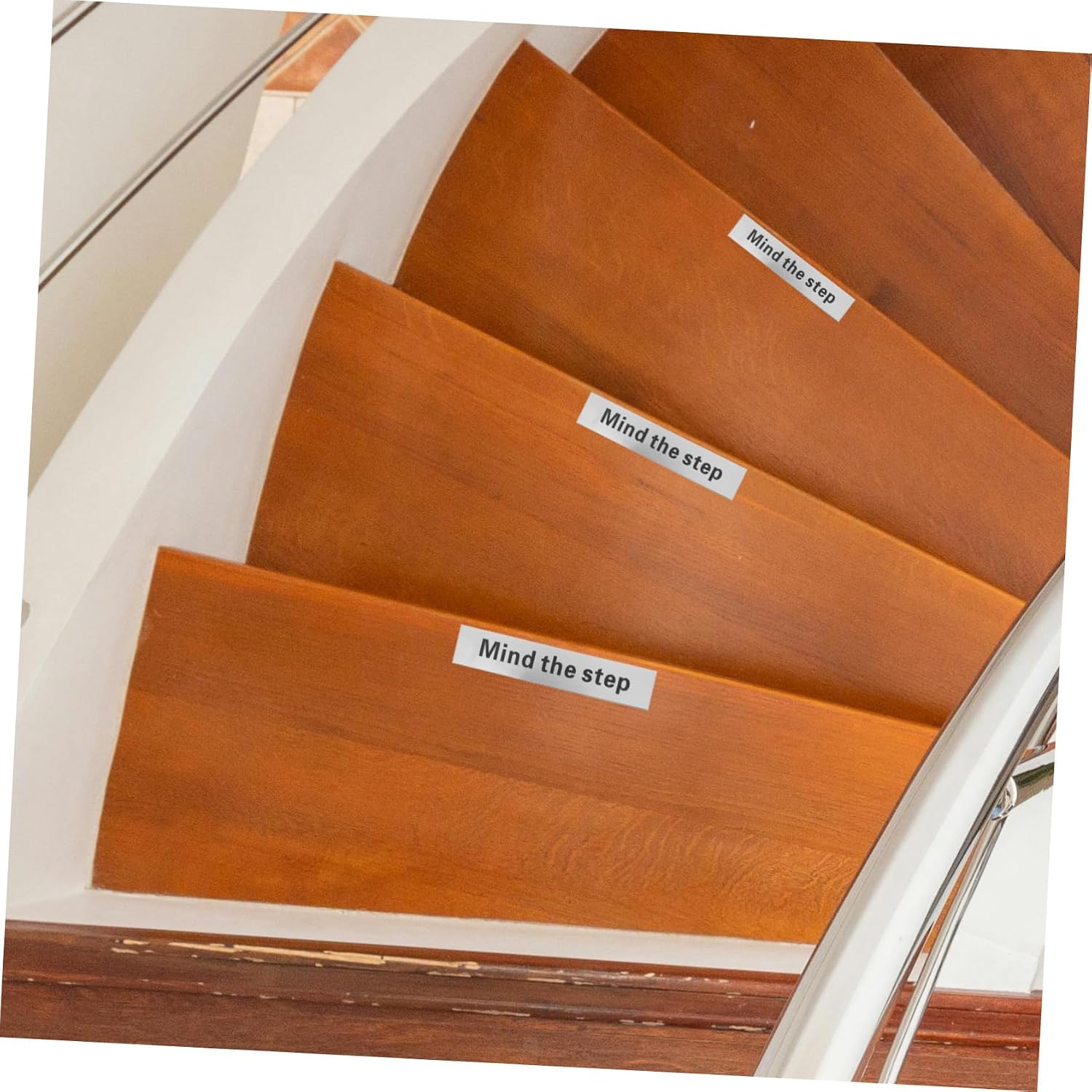 Mind the Step Aluminum Safety Sign for Indoor Outdoor Use