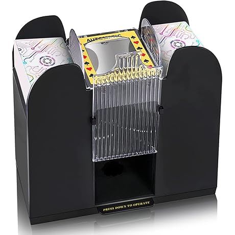 Nileole 6-Deck Battery-Powered Automatic Card Shuffler