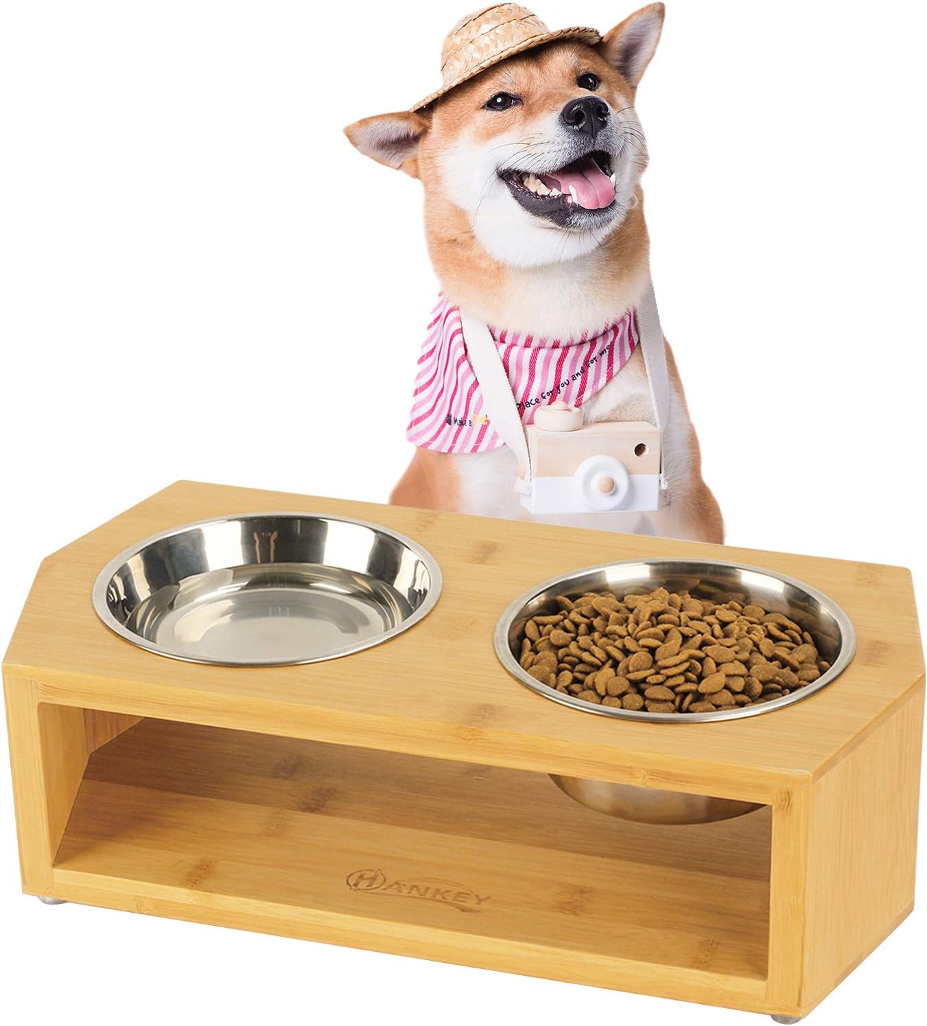 犬 食器 猫 食器 ボウル ペットフード ステンレス 皿 えさ ペット用品 おしゃれ デザイン 滑り止め 用品 小型犬 中型犬 ネコ ペット食器台 ステンレス 水入れ ごはん皿 食べやすい いい高さ ケージ M Faz Co Zm