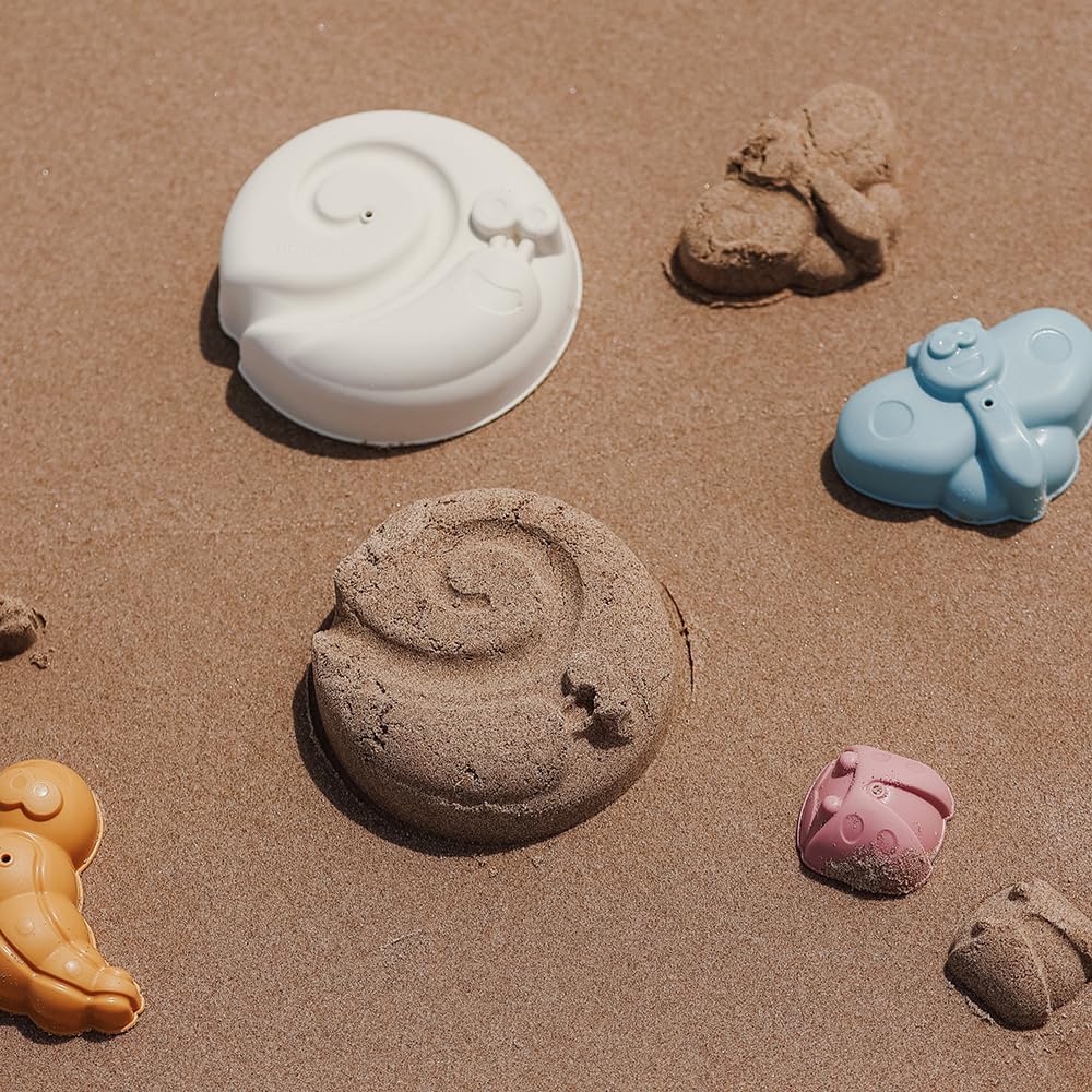 Miniland ECO Sand Molds - Toy for Children with Set of 4 Pieces of Figures from The sea.