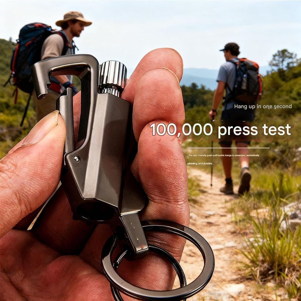 Permanent Match Infinity Lighter Keychain Lighters with Multitool Bottle Opener Windproof and Waterproof for Hiking(2pack f)