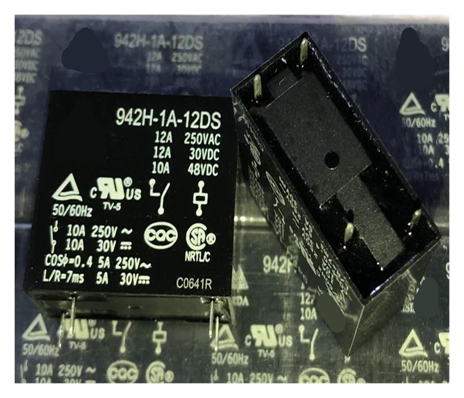 Yzwrwrmktb One Color 1Pc 942H-1A-12Ds (G2r-1A-4P-12V-12A) Relay 4Pins