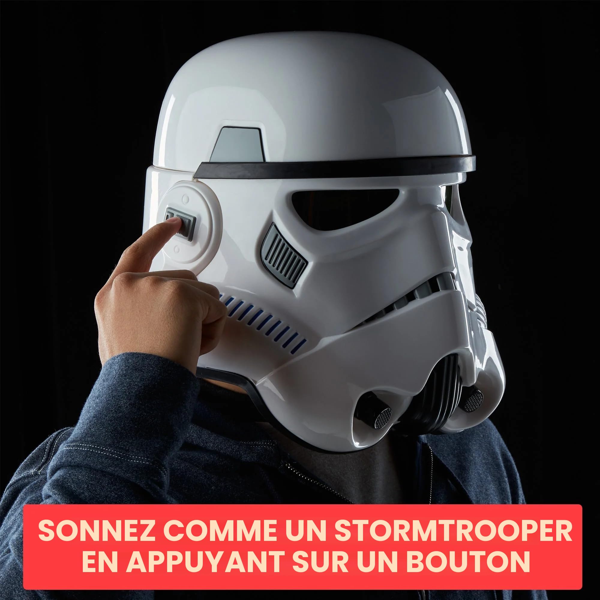 Star Wars The Black Series, Casque électronique Premium Stormtrooper impérial, Rogue One: A Story, Cosplay pour Adulte