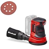 Einhell Akku-Exzenterschleifer TE-RS 18 Li-Solo Power X-Change (Lithium-Ionen, Drehzahl-Elektronik, Mikro-Kletthaftung, inkl. 1x Schleifpapier P80, ohne Akku und Ladegerät) ohne Akku und Ladegerät ohne Zubehör