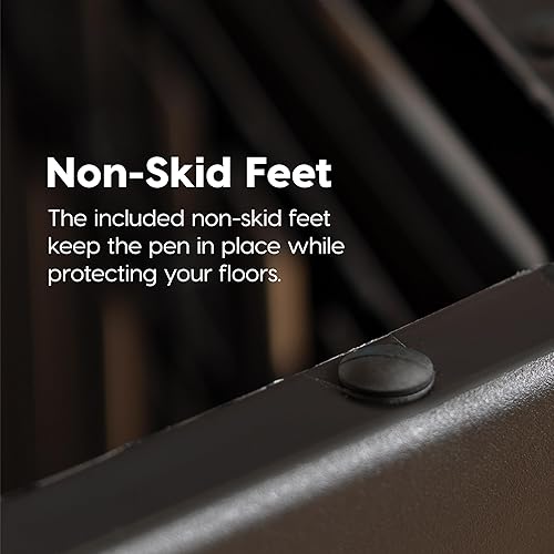 Miniatura 5 de IRIS USA - Corralito para mascotas con puerta, 8paneles