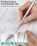 Nicpro Blocky Gear Art Mechanical Pencil Set with Case, 36PCS Metal Mechanical Pencils 0.5, 0.7, 0.9mm & 2mm Lead Holder for Drawing Sketching with 20 Tubes (6B 4B 2B HB 2H 4H Colors) Lead Refills