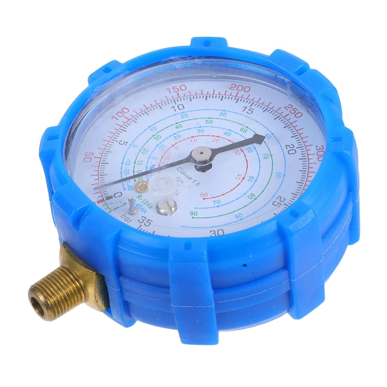 Cabilock Car Air Conditioner Pressure Gauge Kit Compact HVAC Pressure Tester for Quick Diagnostics Durable High Pressure Design Easy to Carry Tool
