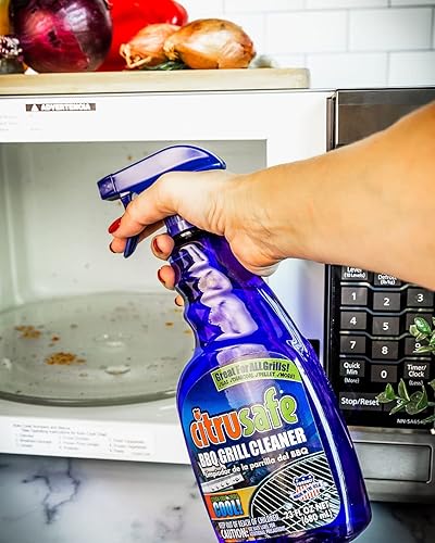 Miniatura 7 de Desengrasante y limpiador en aerosol para parrillas, basado en cítricos, no tóxico, de 23 onzas