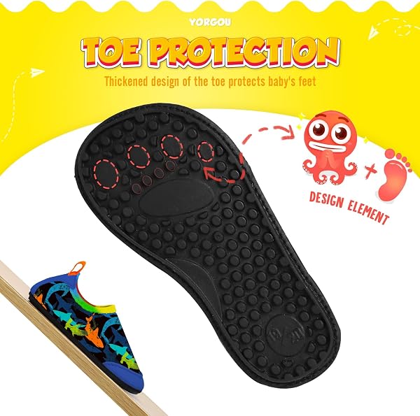 Chaussures Aquatiques Enfants Chaussures d'eau Bébé Séchage Rapide Chaussures Aqua pour Piscine Plage Garçons Filles - 5