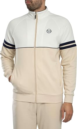 Sergio Tacchini Orion Track Top Jacket Gardenia/Sandshell/Maritime Blue