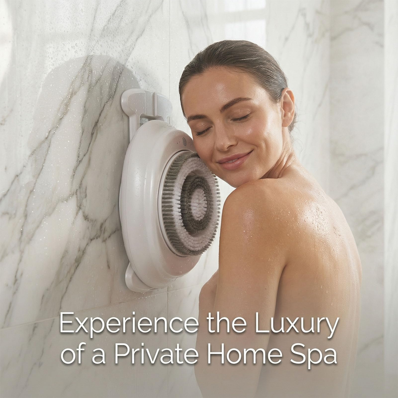 SIXRUN Electric Body Brush Automatic Electric Body Scrubber for Shower