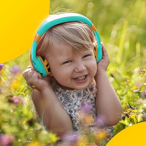 Miniatura 7 de Kidrox Auriculares para niños de 2 años en adelante  Auriculares para bebés para avión, auriculares para niños para la escuela, auriculares para