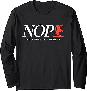 No Kings Nope Long Sleeve T-Shirt