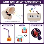 Dollox Science Kits for Kids, Advanced Electrical Circuit Exploration Kit with 380+ Projects, Educational Electronics Toy for Boys and Girls, Perfect for Christmas Stocking Stuffers and Birthday Gifts