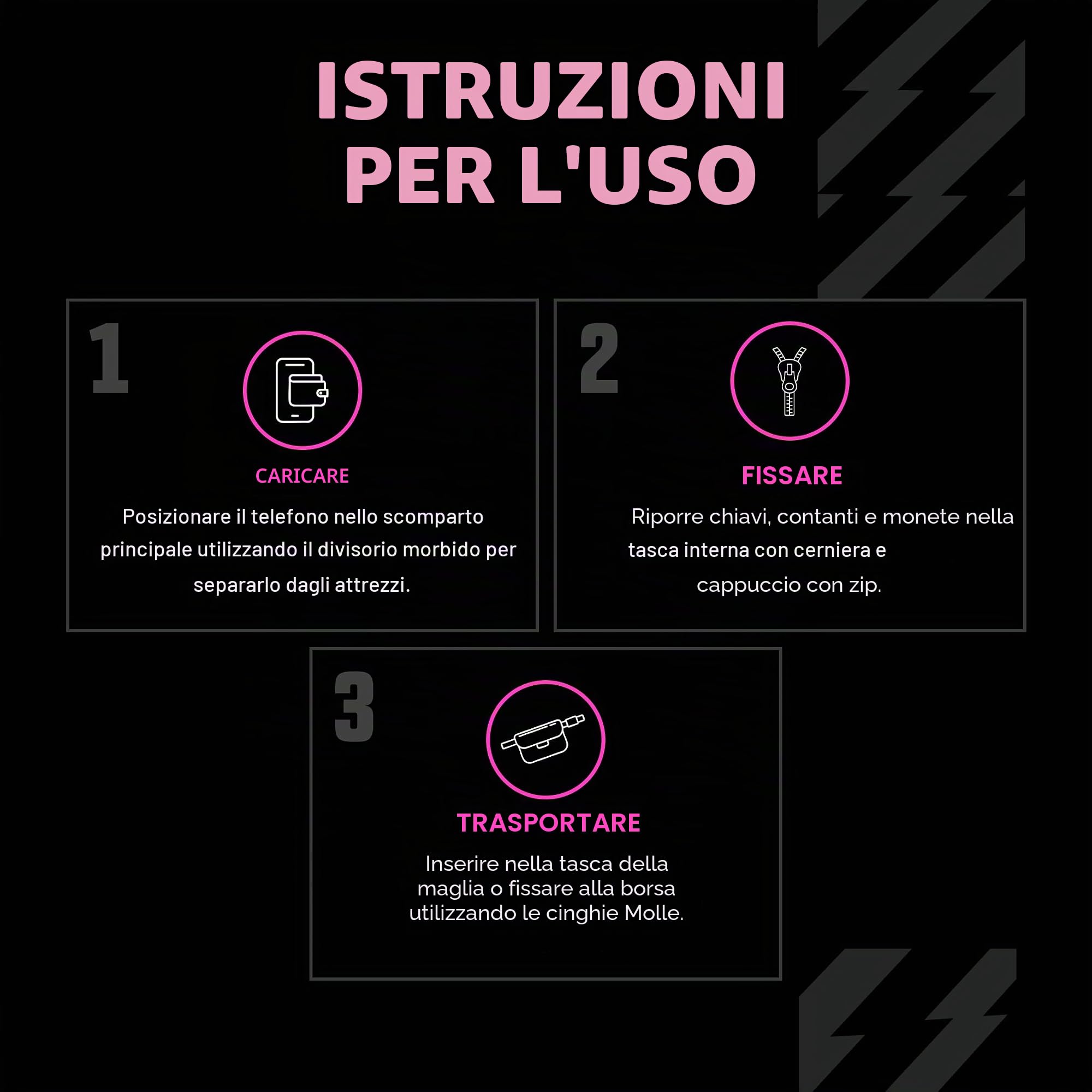 Muc-Off Rainproof Essentials Case - Borsa Bici Neon in Poliestere 900D Idrorepellente - Borsa Porta Attrezzi per Bici Ideale per la Conservazione di Tubi di Ricambio, Leve per Pneumatici e Telefono