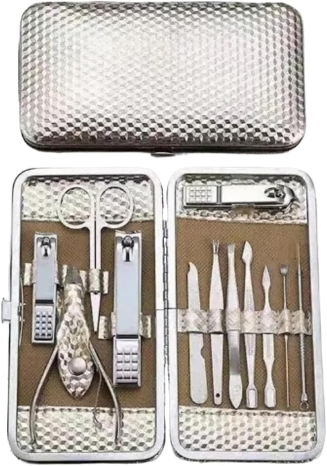 12 Piece Set Nail Clipper Beauty Manicure Tool Set Nail Clipper Gift Set Golden Hand Foot Care Tools Nail Clipper Set