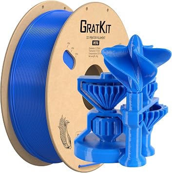 GratKit PETG Filament 1.75 mm PETG 3D Printer Filament Blue 1 kg
