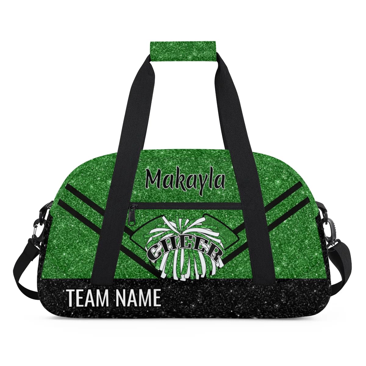 Voloreju Customize Cheerleading Bag Dance for Girl Personalized Children Sports Gym Bag Overnight Bag with Name