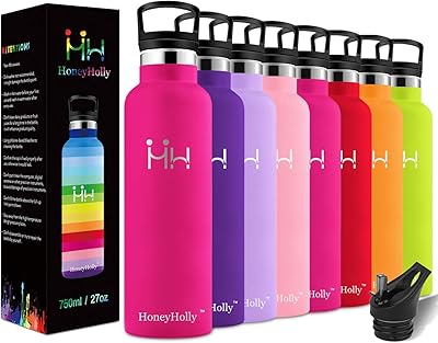 Amazon Honeyholly 水筒 ステンレスボトル 魔法瓶 真空断熱 直飲み 保温保冷 男女兼用 子供用 350ml 500ml 600ml 750ml大容量 ウォーターボトル スポーツボトル アウトドアボトル おしゃれ かわいい 軽い コップ 釣り 登山 自転車 遠足 水筒 マグボトル オンライン通販