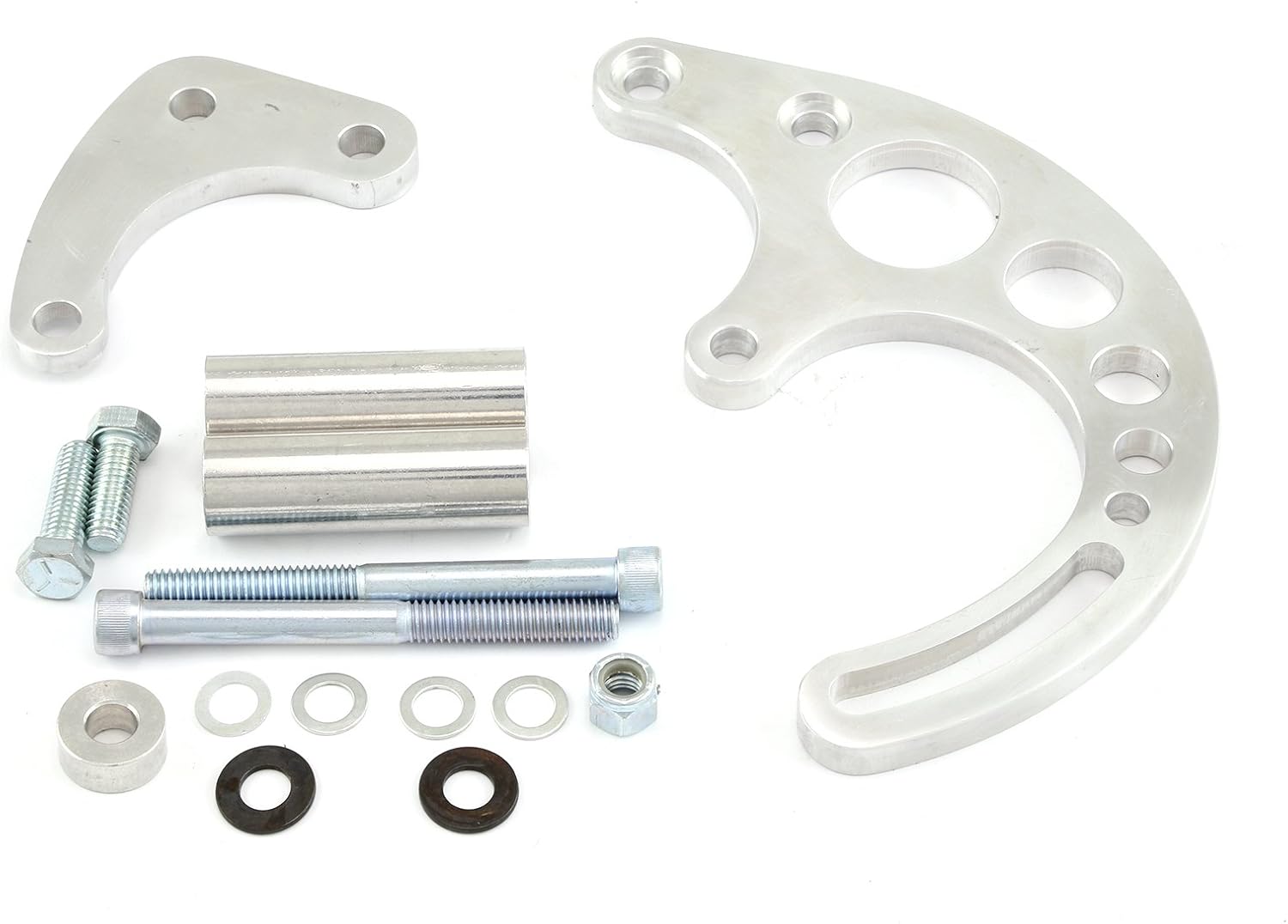 Speedmaster PCE233.1009 Compatible with Chevy SBC 350 Billet Power Steering Bracket Low Mount Saginaw