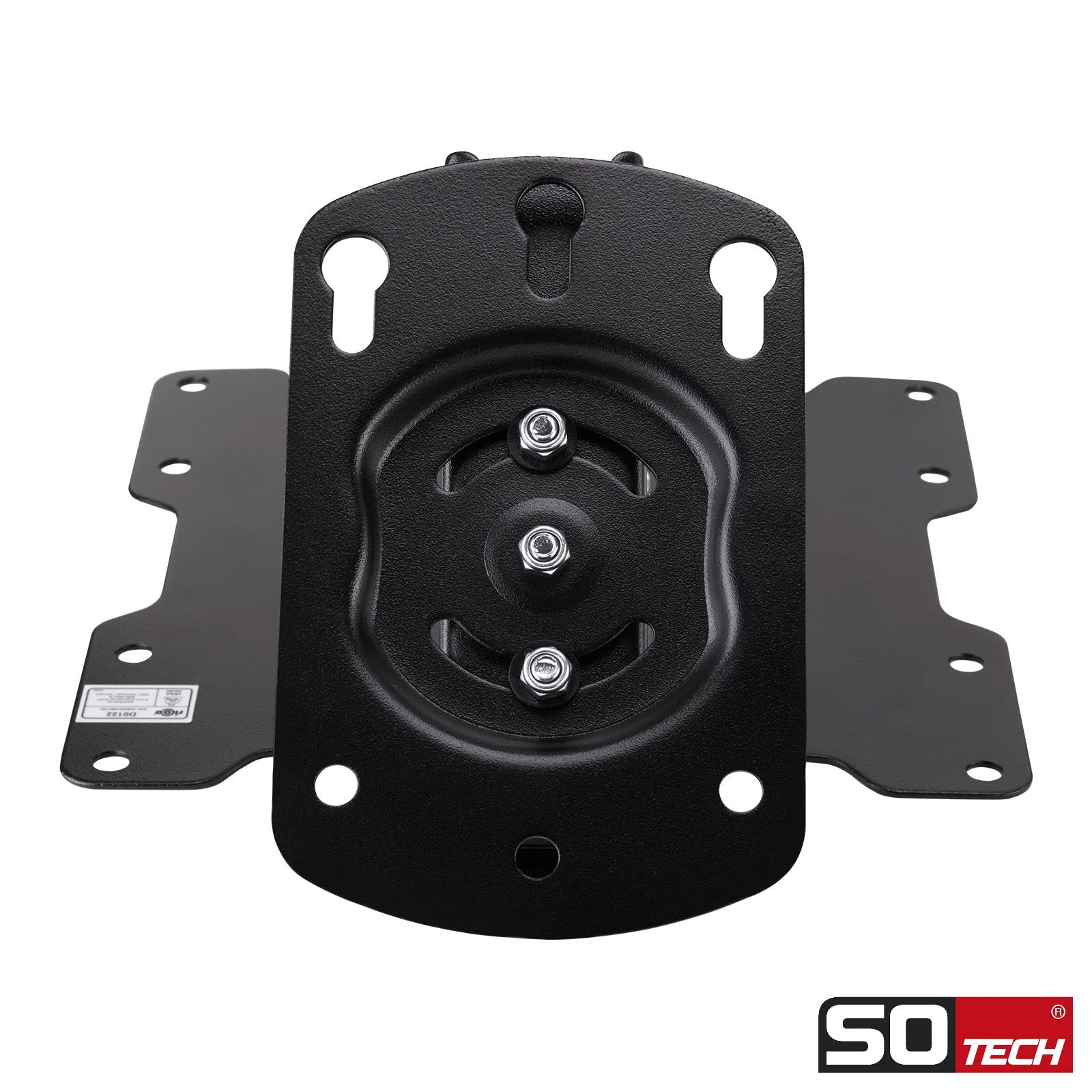 SOTECH soffitto per TV DH-01-37 | Supporto pieghevole, ruotabile | regolabile in altezza e inclinabile per schermi diagonale da 17-37 pollici | Carico 20 kg | compatibile VESA