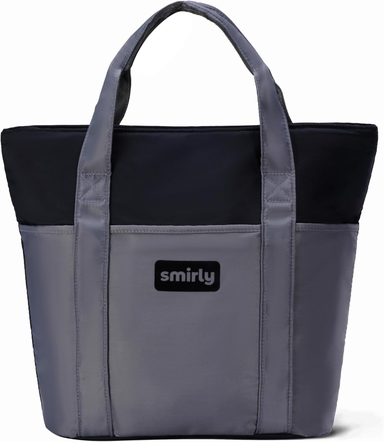 SMIRLY Large Insulated Cooler Bag, Thermal Insulated Grocery Bags, Collapsible Cooler Tote for Travel,Beach or Picnic