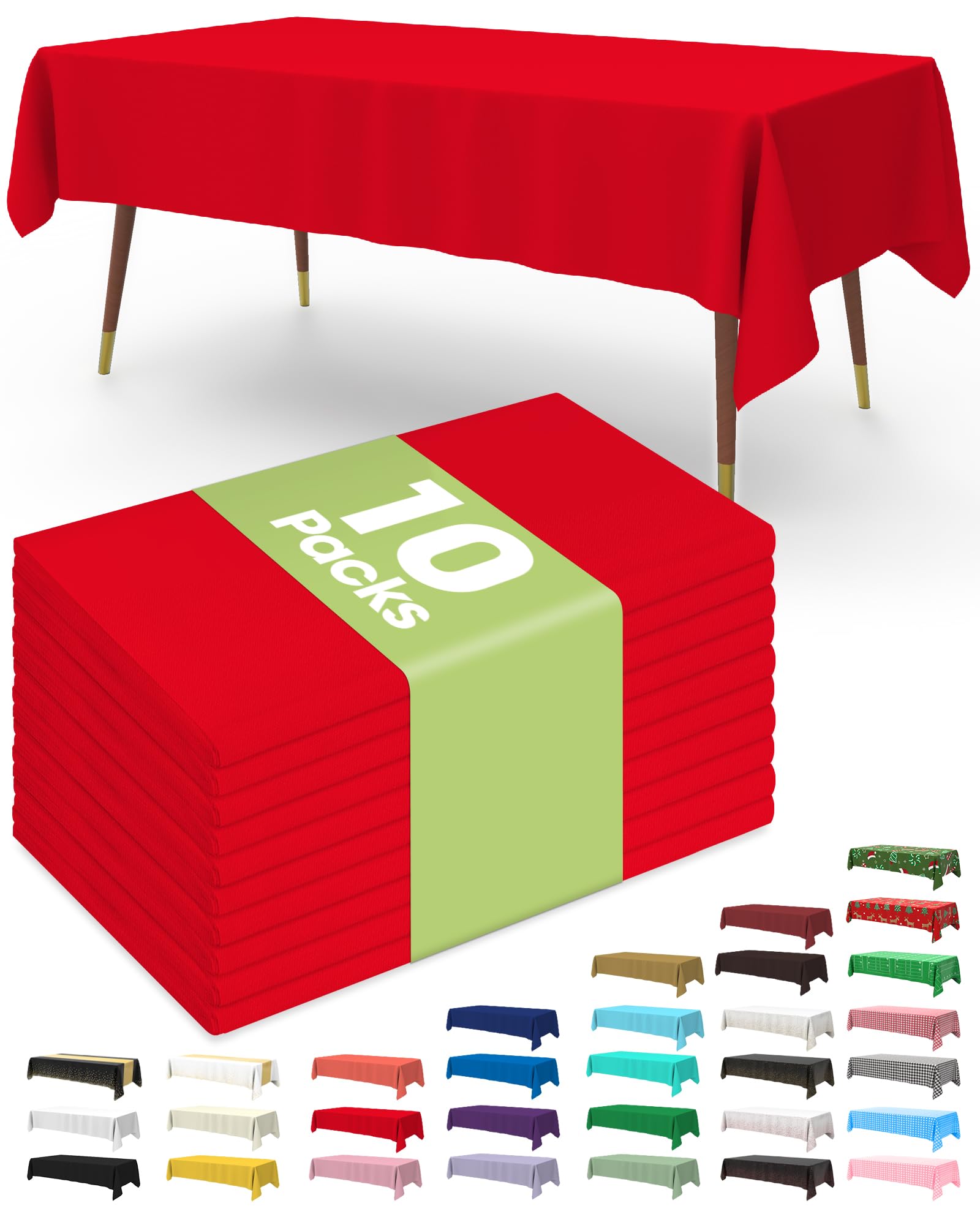 Pureegg Plastic Table Cloth Disp