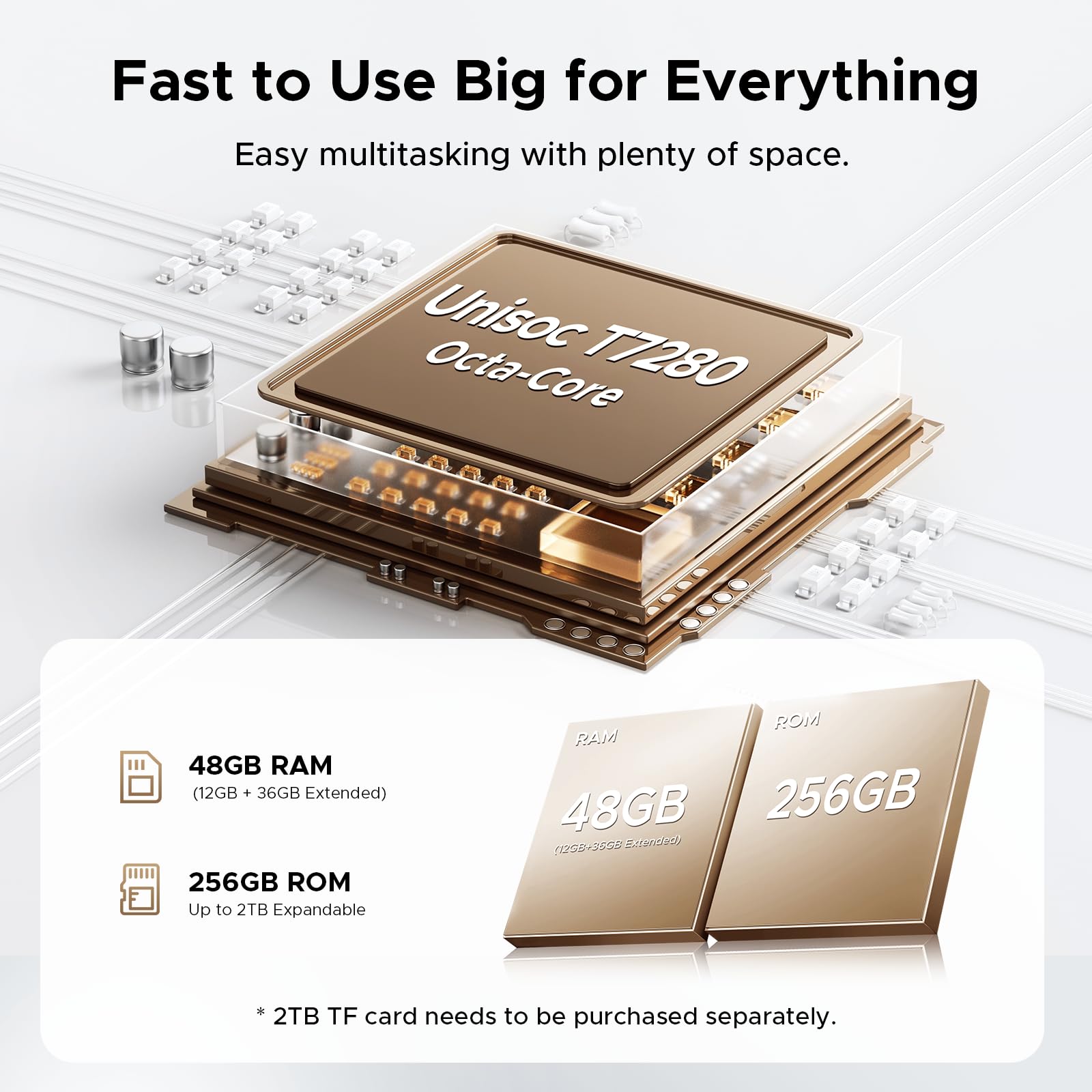 P13 Pro Tablette 13 Pouces, Gemini AI Tablette Android 16, 2.4K/120Hz, 48Go RAM+256Go ROM, 12000mAh/18W, T7280 Octa-Core, 16MP+8MP, 4G LTE, Face ID/Widevine L1/WiFi5/FM, avec Clavier et Stylet