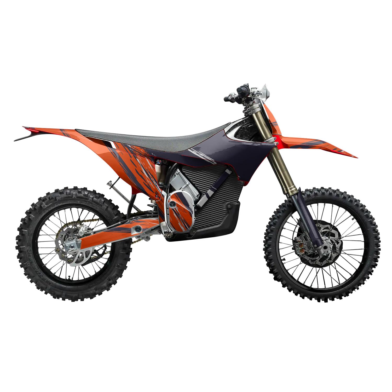 Stark Varg MX 2023-2025 Graphics Kit Wrap - National Brush - Varg MX Skin - Premium 3M Vinyl Protective Wrap Decal Cover - Easy to Apply | Crafted in The USA by MightySkins