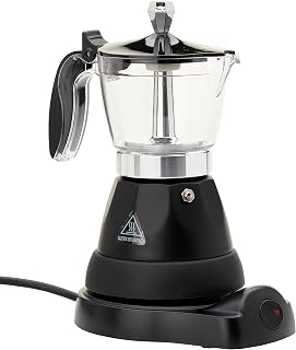 Electric Espresso Maker Electric Espresso Maker, Black/Silver, DLE0073