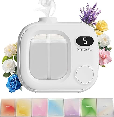 Miniatura 12 de Difusor de Aceite Esencial Sin Agua Portátil, Máquina de Aromaterapia Inalámbrica para Hogar, Oficina, Auto, Habitación Grande. Difusor Ultrasónico