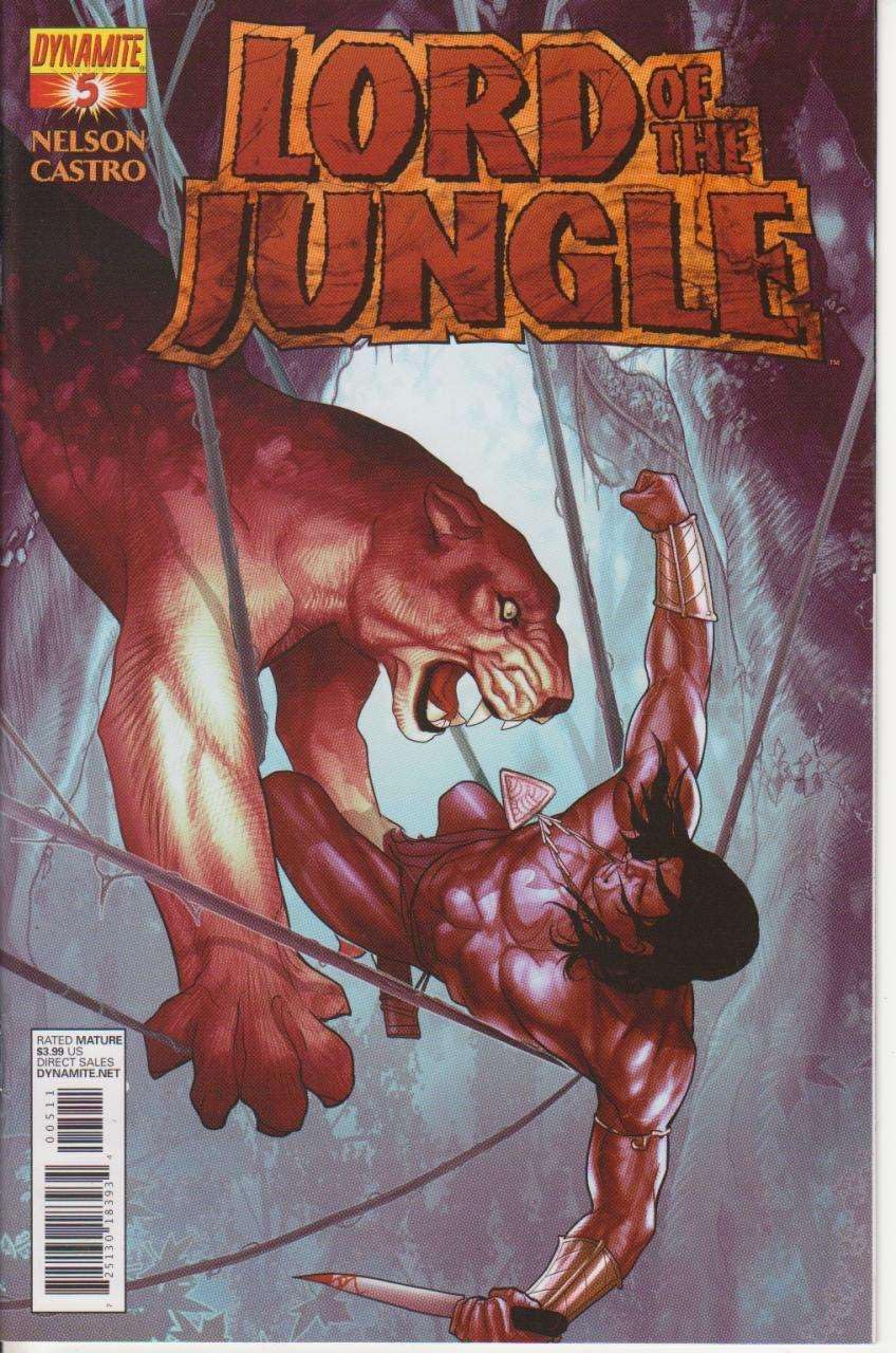 Amazon.com: Lord of the Jungle #5B Dynamite | Comic Book Tarzan Paul ...