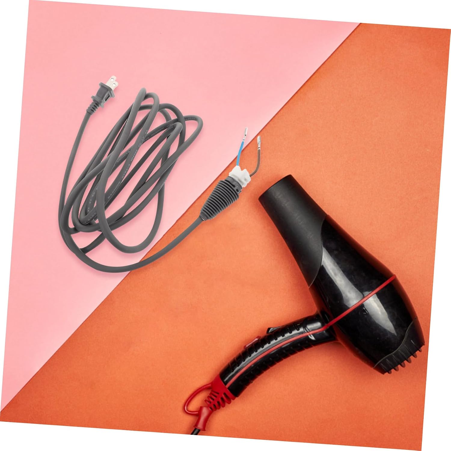 VALICLUD Hair Dryer Power Supply Cord Replacement Accessory for Hair Dryers Easy Installation Compatible Repair Wire