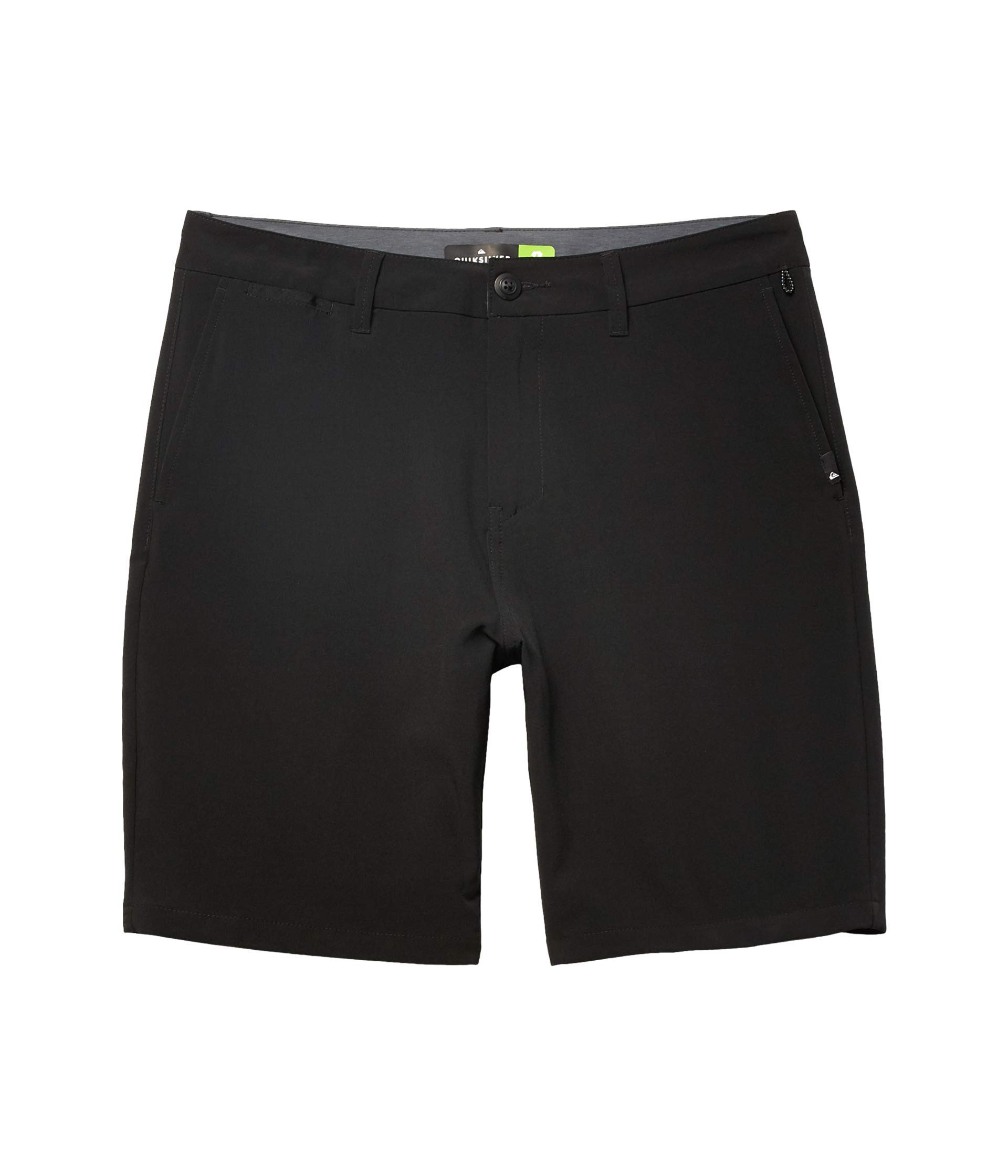 Quiksilver Men's Union Amphibian Hybrid 20 Inch Outseam Water Friendly Short, Black Solid, 34