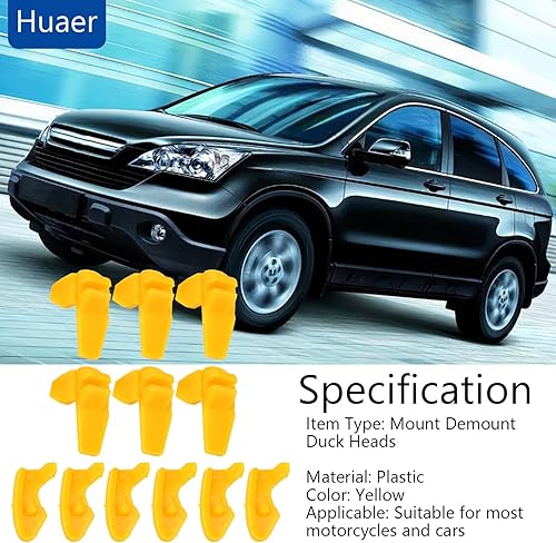 Miniatura 2 de Akozon Cabezal de desmontaje de neumáticos, 6 pares de cabezales de pato de montaje en máquina de neumáticos, insertos de cabezales de pato,