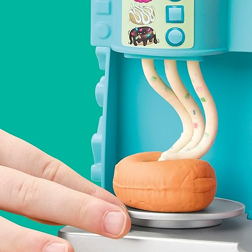 Miniatura 5 de Play-Doh Donut Drop Shop Playset, juguete de comida para jugar, artes y manualidades para niños, más de 3 años