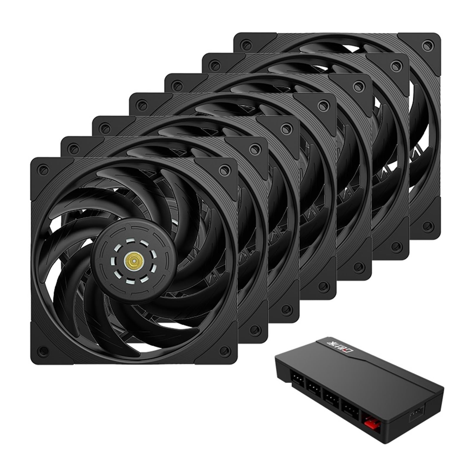 Ventilateur de refroidissement 12cm anti-surchauffe pour PC silencieux