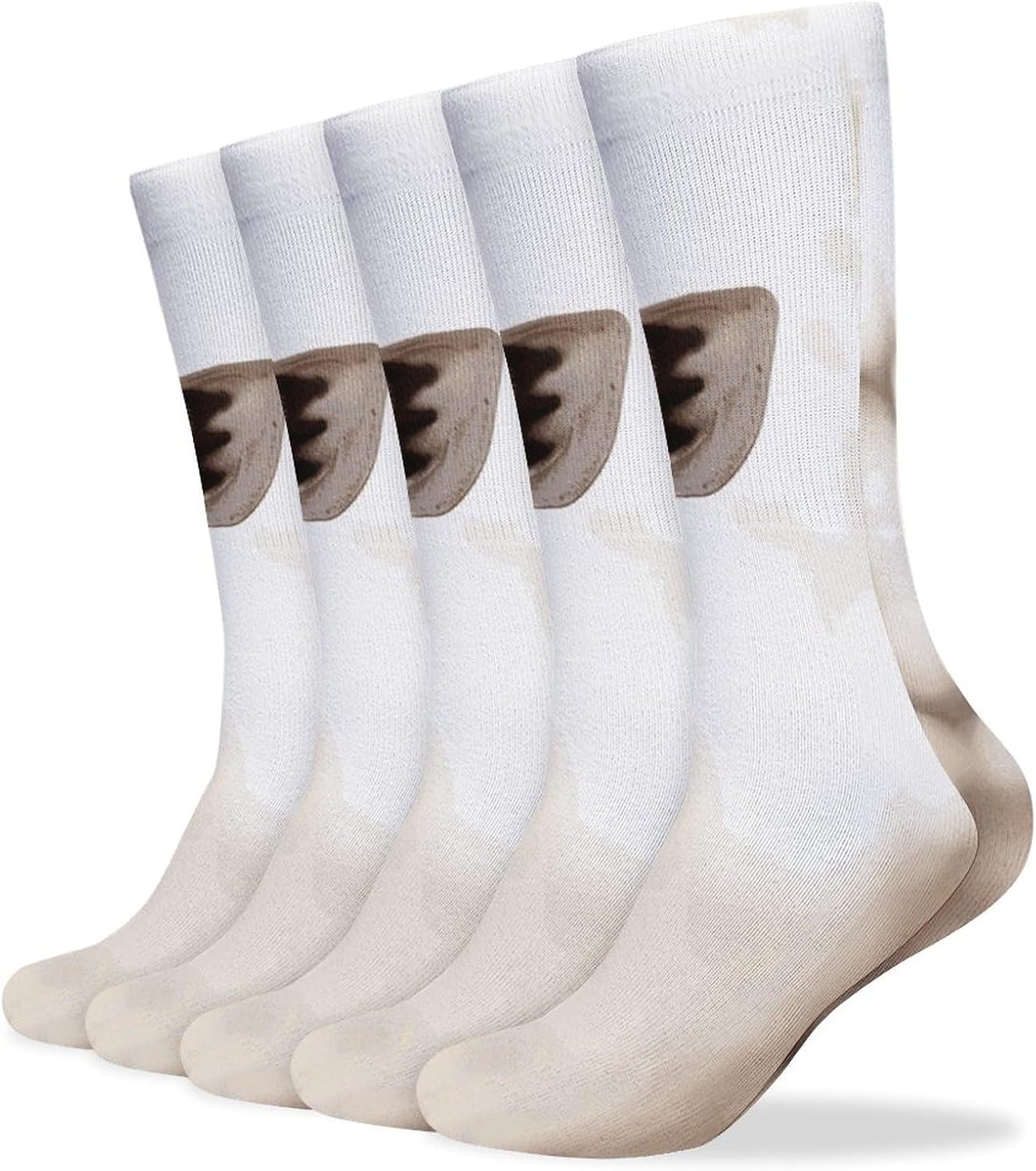 Giraffe Knee High Socks Cozy Knee High Socks Soft Mid-Length Sock for All Seasons Daily Wear Adult