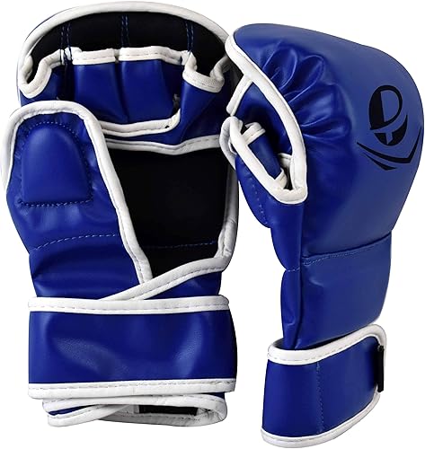 Miniatura 4 de PFG - Guantes de boxeo para artes marciales, artes marciales, muay tailandés, entrenamiento de boxeo Rojo -,Negro -,Negro Azul,negro rojo,Azul /