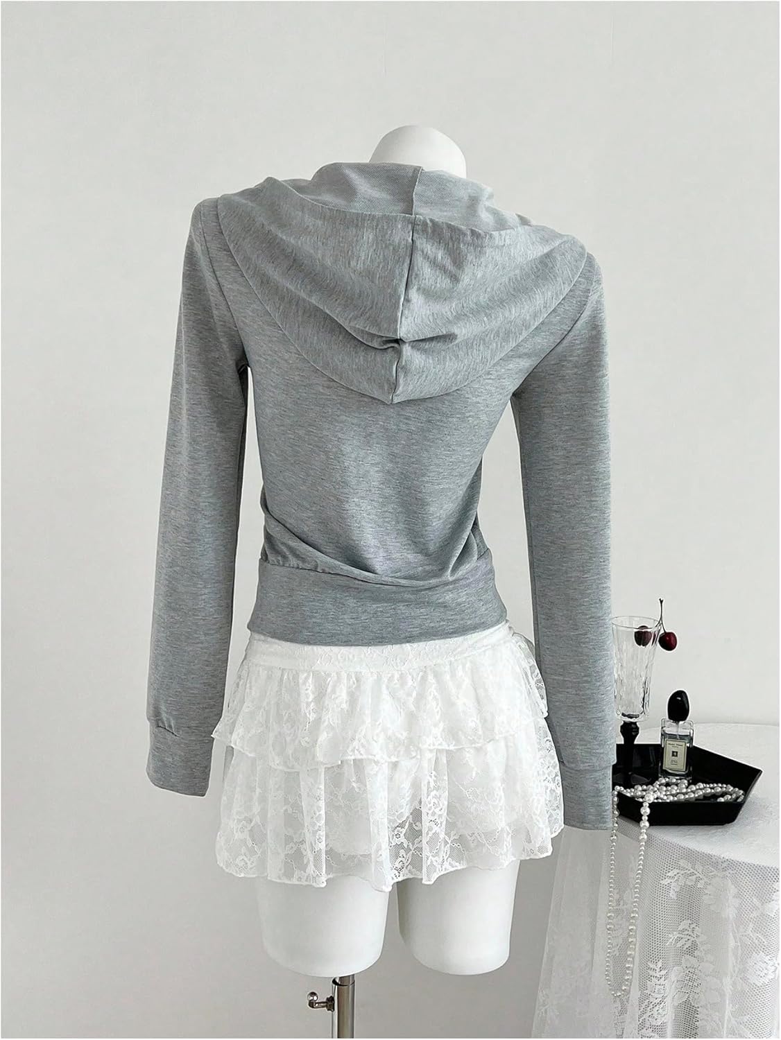 SOLY HUX Women's Zip Up Hoodies Long Sleeve Graphic Hooded Fall Sweatshirt with Pocket Preppy Clothes - Image 2