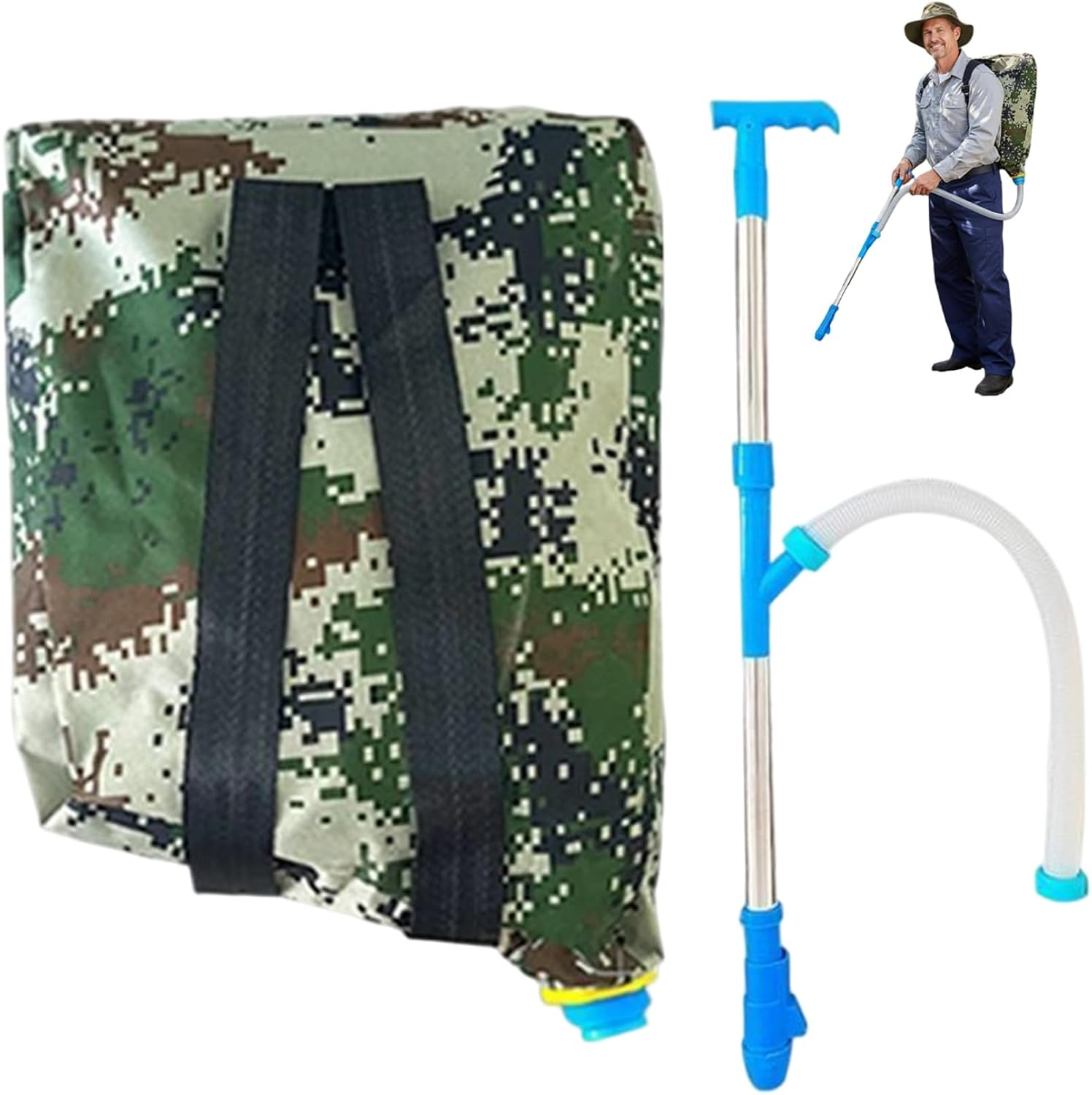 Esparcidor Manual de Fertilizante con Mochila para Jardín