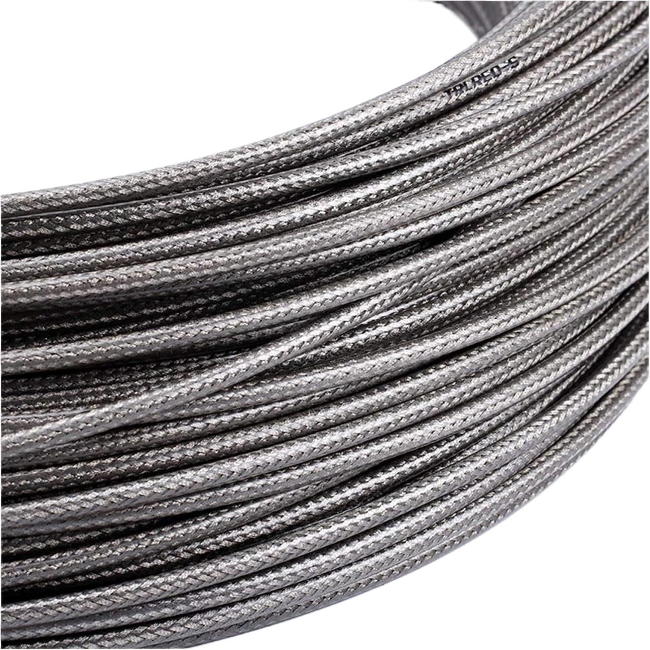 Cqahdsevf Shifting Titanium Bicycle Brake Line, Bike Brake And Shift Cables 3.0M 5Mm Multicolor 2-Pack(Shifting Titanium)