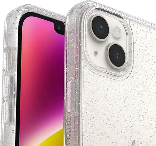 Miniatura 4 de OtterBox Symmetry Clear Series - Funda para iPhone 14 Plus (solamente), embalaje no minorista, polvo de estrellas