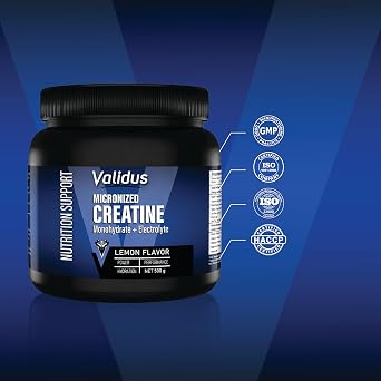 Validus Creatin Monohydrate + Electrolyte 500g