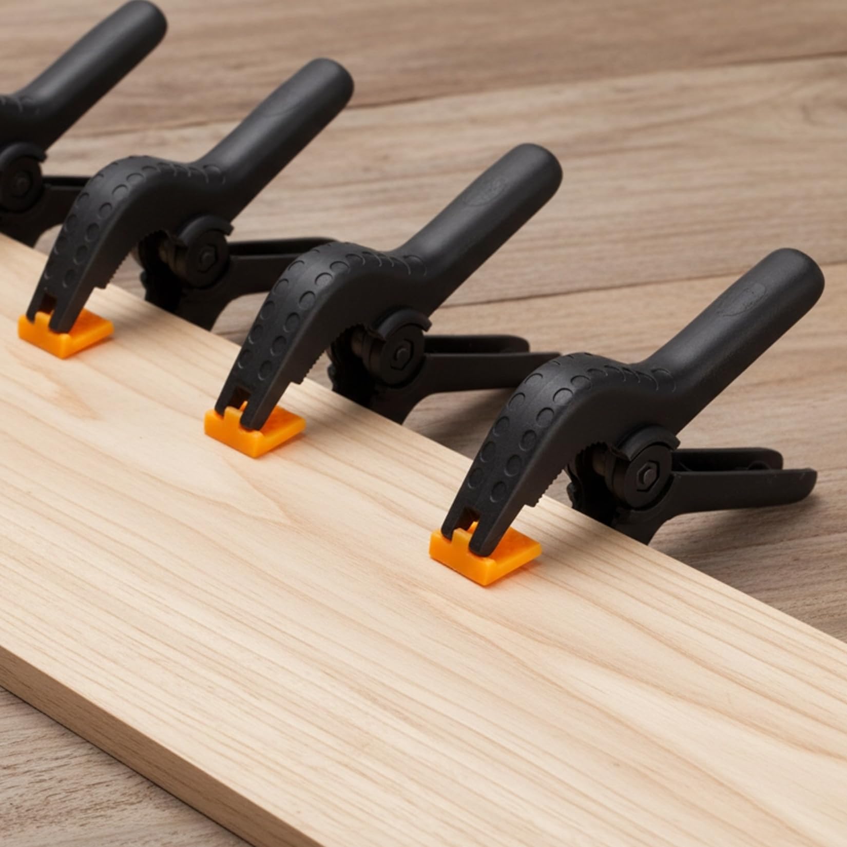 5 Pcs 4.5" Spring Clamps for Backdrop ClampsSmall Plastic Spring Clamps Heavy Duty Clips for Crafts, DIY, Backdrop Stand, Woodworking, Photography, Studios, Home Decorations